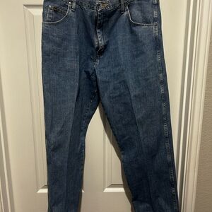Wrangler Blue Straight Jeans Classic Denim